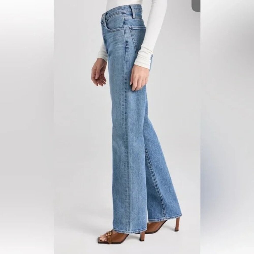 Joe's Jeans Medium Blue Straight Leg High-Rise Jeans